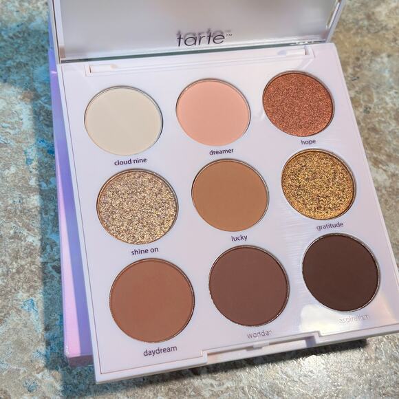 Tarte Dream Always Eyeshadow Glam Matte Metallic Vegan Makeup Palette New - Picture 10 of 10